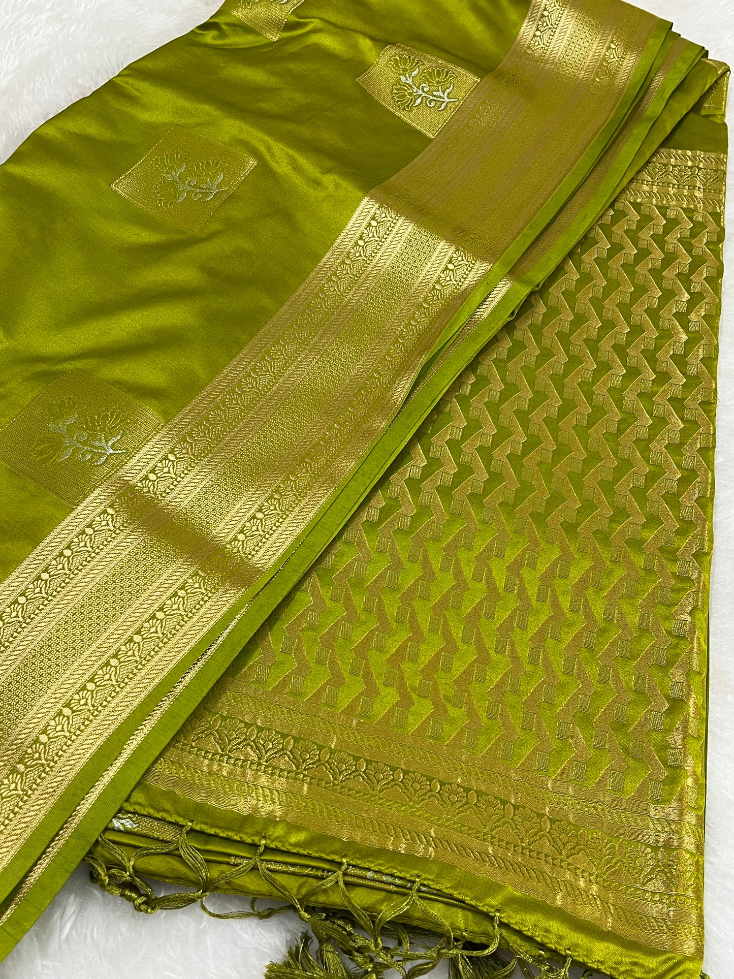 Banarasi Mashru kathan silk saree