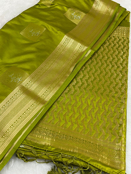 Banarasi Mashru kathan silk saree