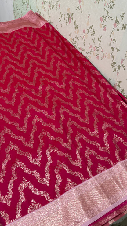 Semi silk imitation of pure kanchivaram Pattu saree - HOA128