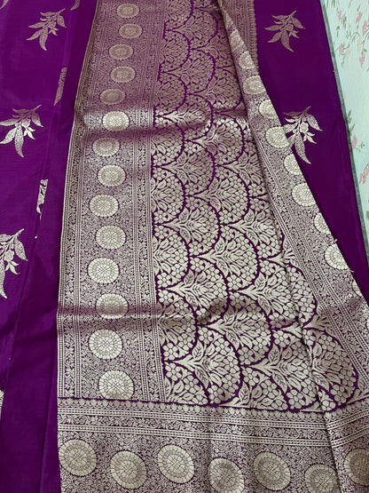 Semi crepe silk  - PUSHPA