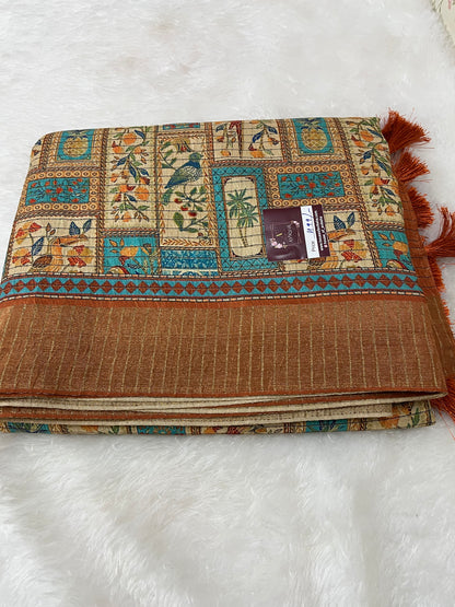 Mulguri art cotton - KALAMKARI