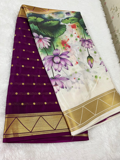 Premium Quality Semi Mysore silk - HOA99