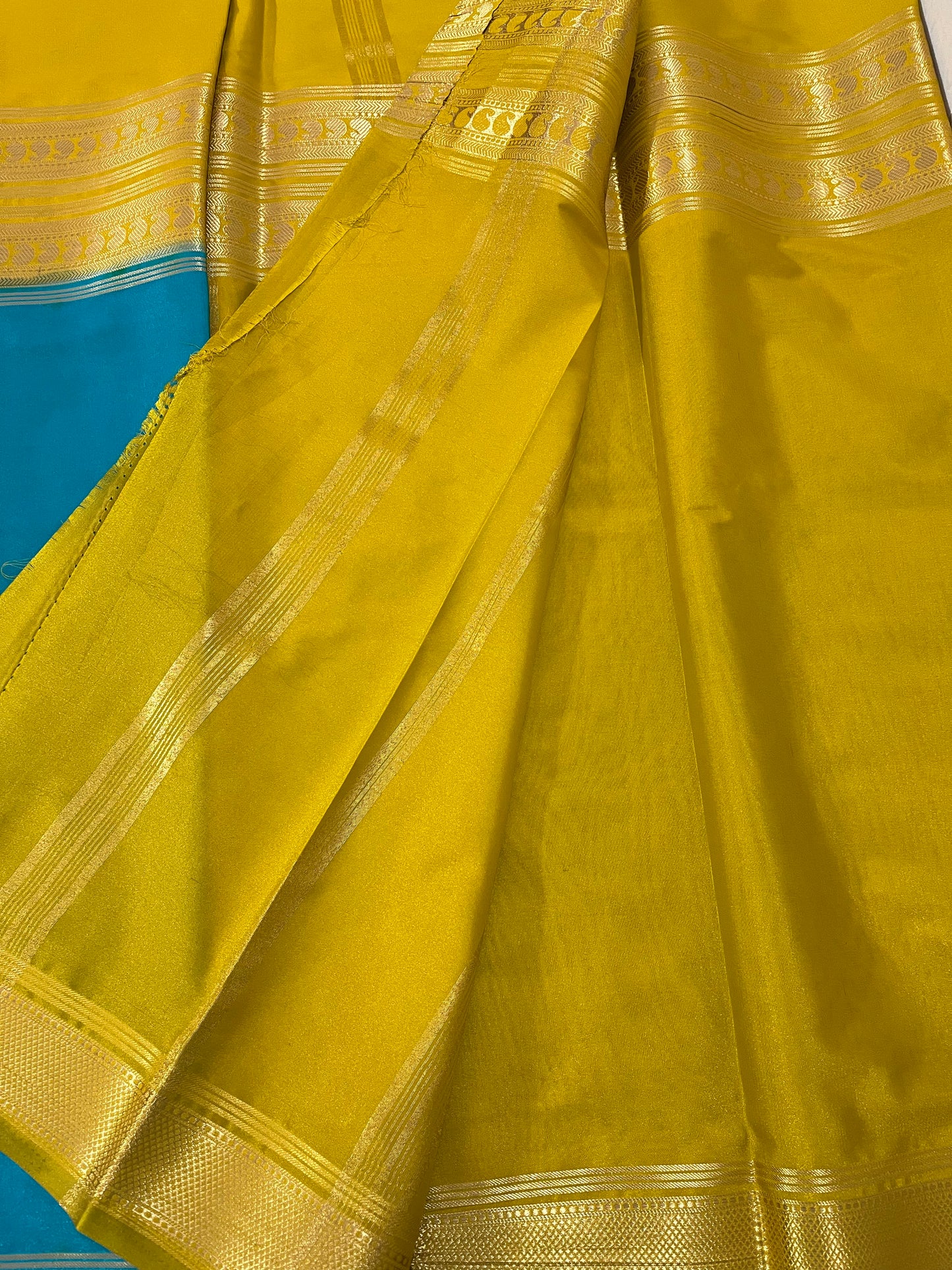 Half & Half Semi Mysore silk