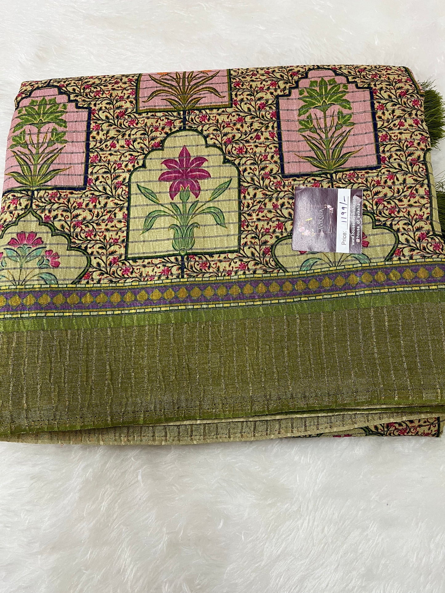 Mulguri art cotton - KALAMKARI