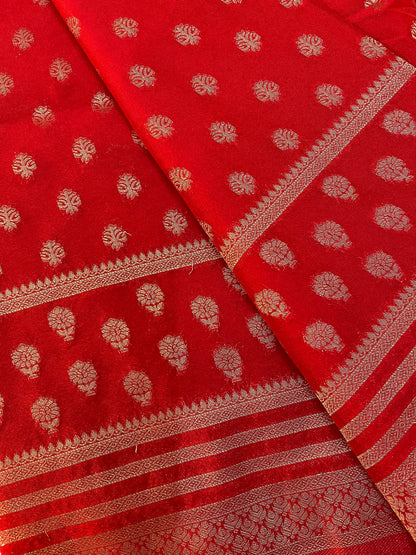 Banarasi katan khadi georgette soft silk