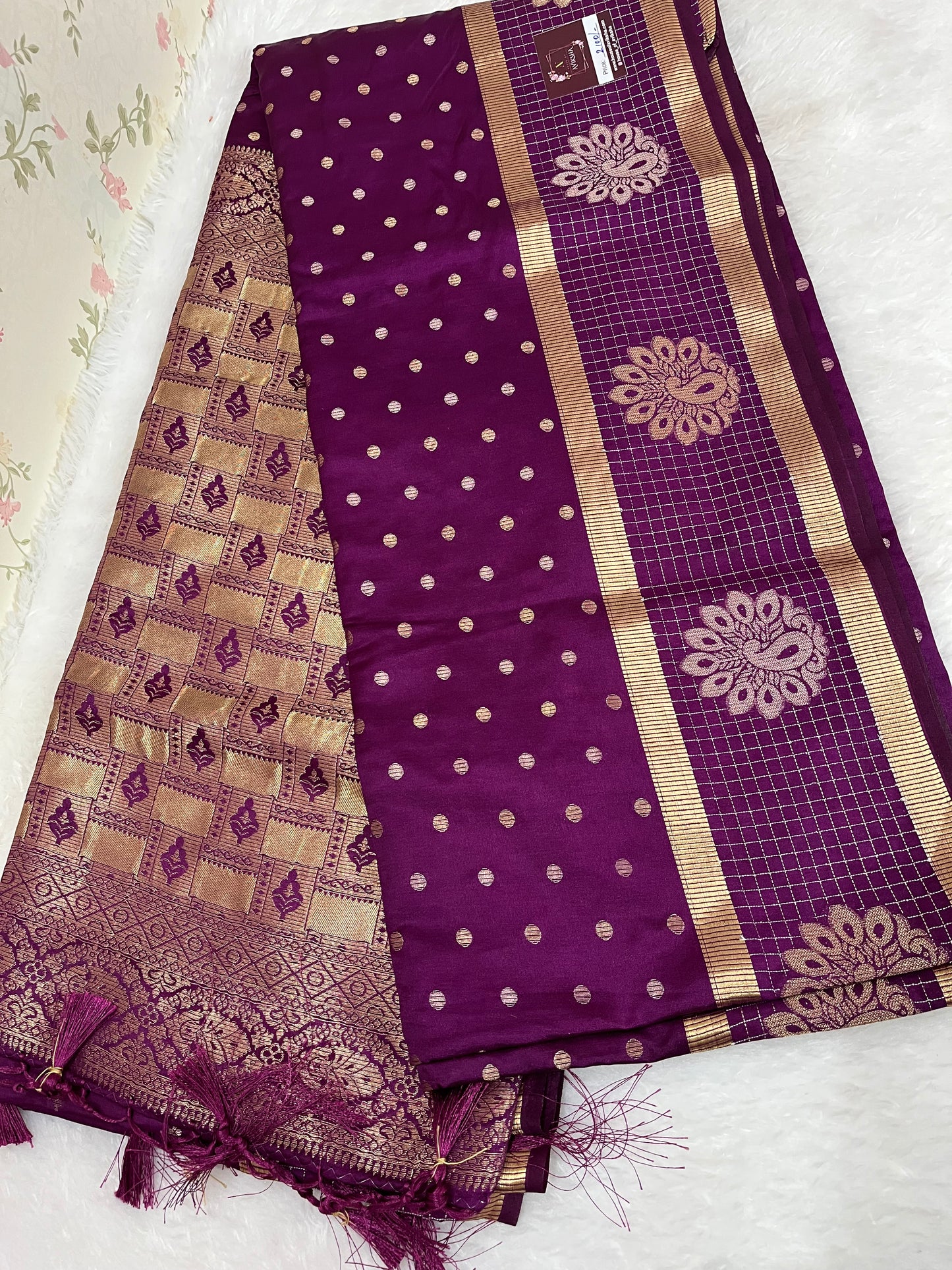 Banarasi Mashru kathan silk
