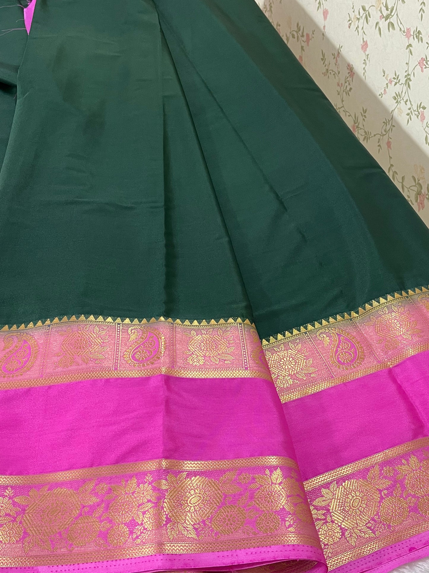 Semi Mysore crepe silk - KUSUMA