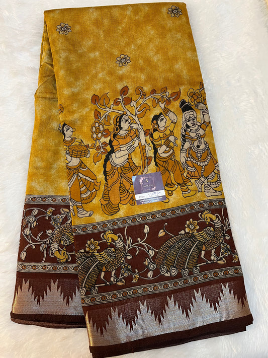 Mangalagiri cotton mix silk