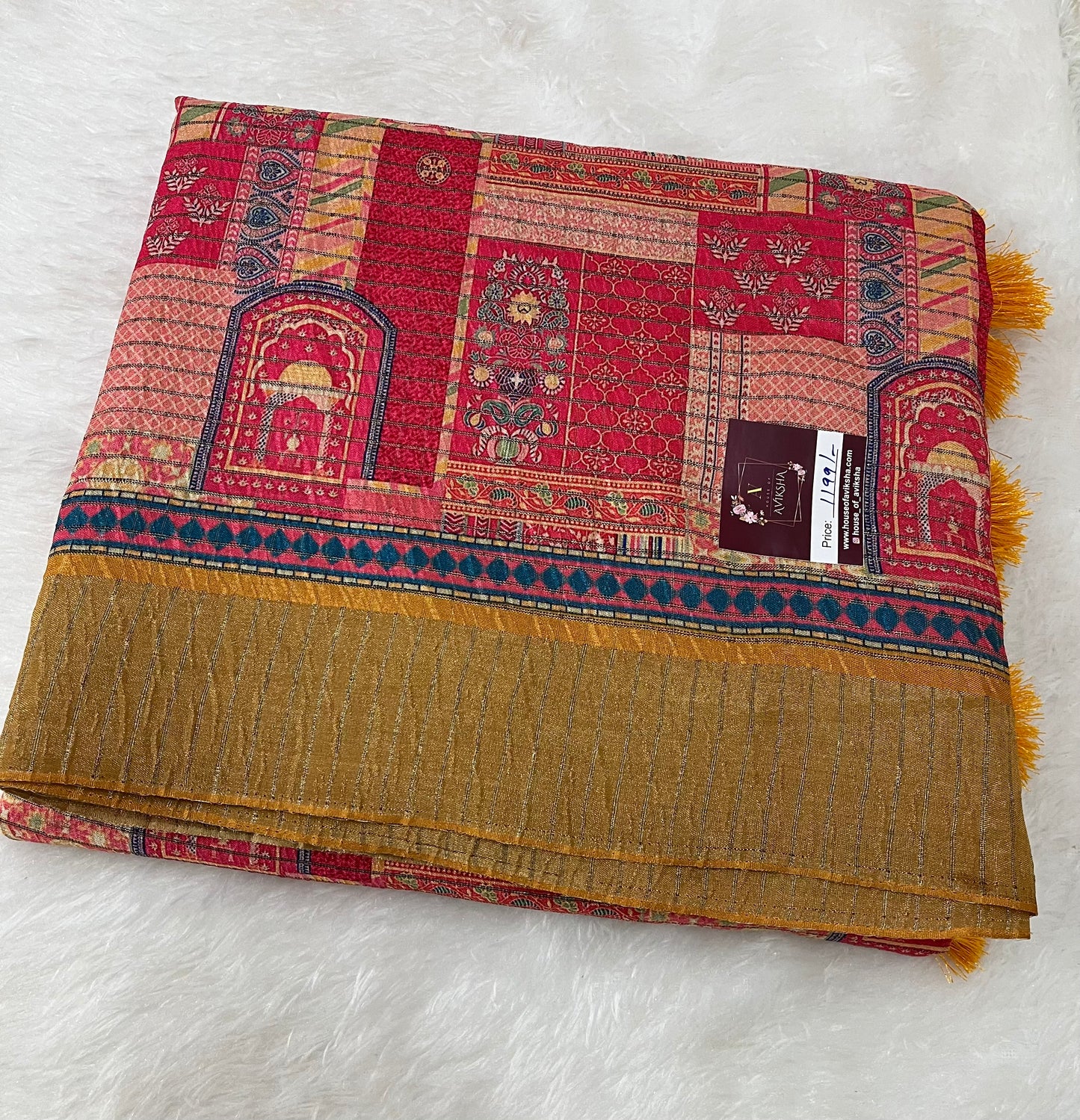 Mulguri art cotton - KALAMKARI