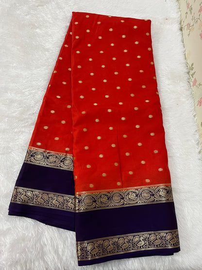 Premium quality semi Mysore silk -HOA106