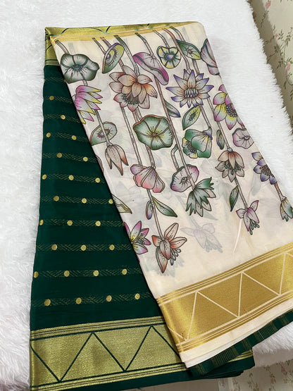 Premium Quality Semi Mysore silk - HOA99