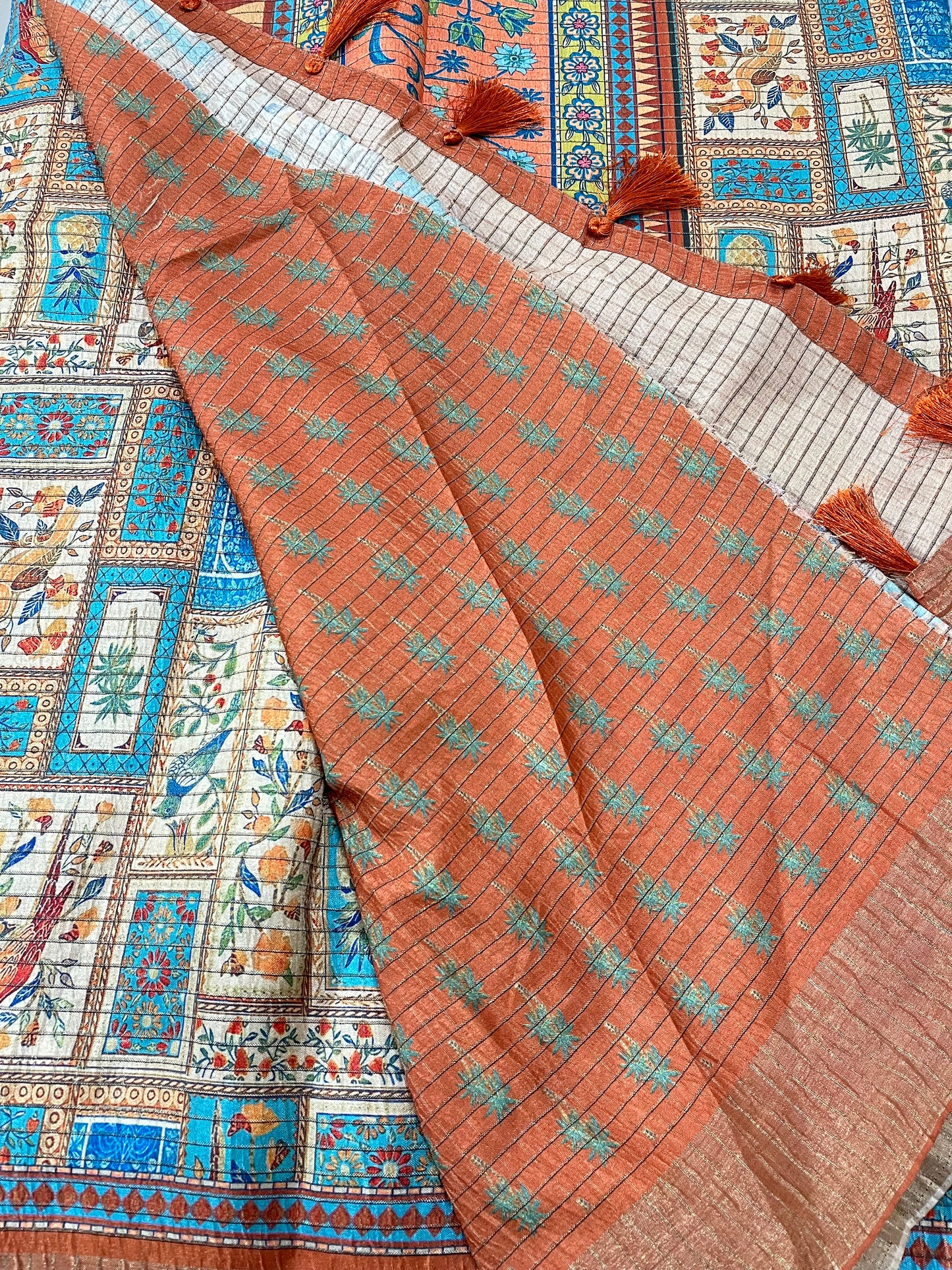 Mulguri art cotton - KALAMKARI