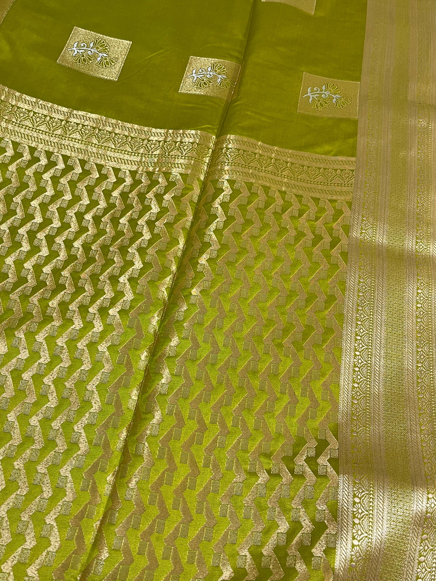 Banarasi Mashru kathan silk saree