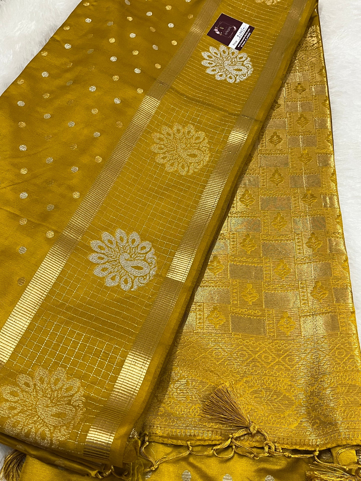 Banarasi Mashru kathan silk saree