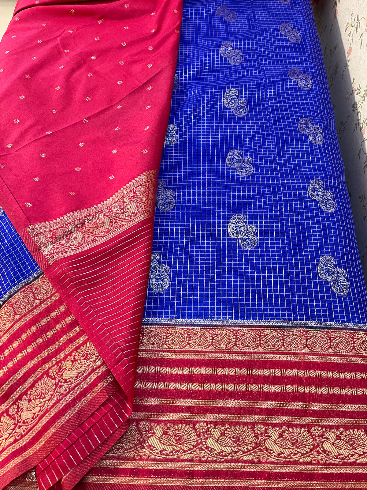 Semi Kanchivaram crepe silk -HOA136