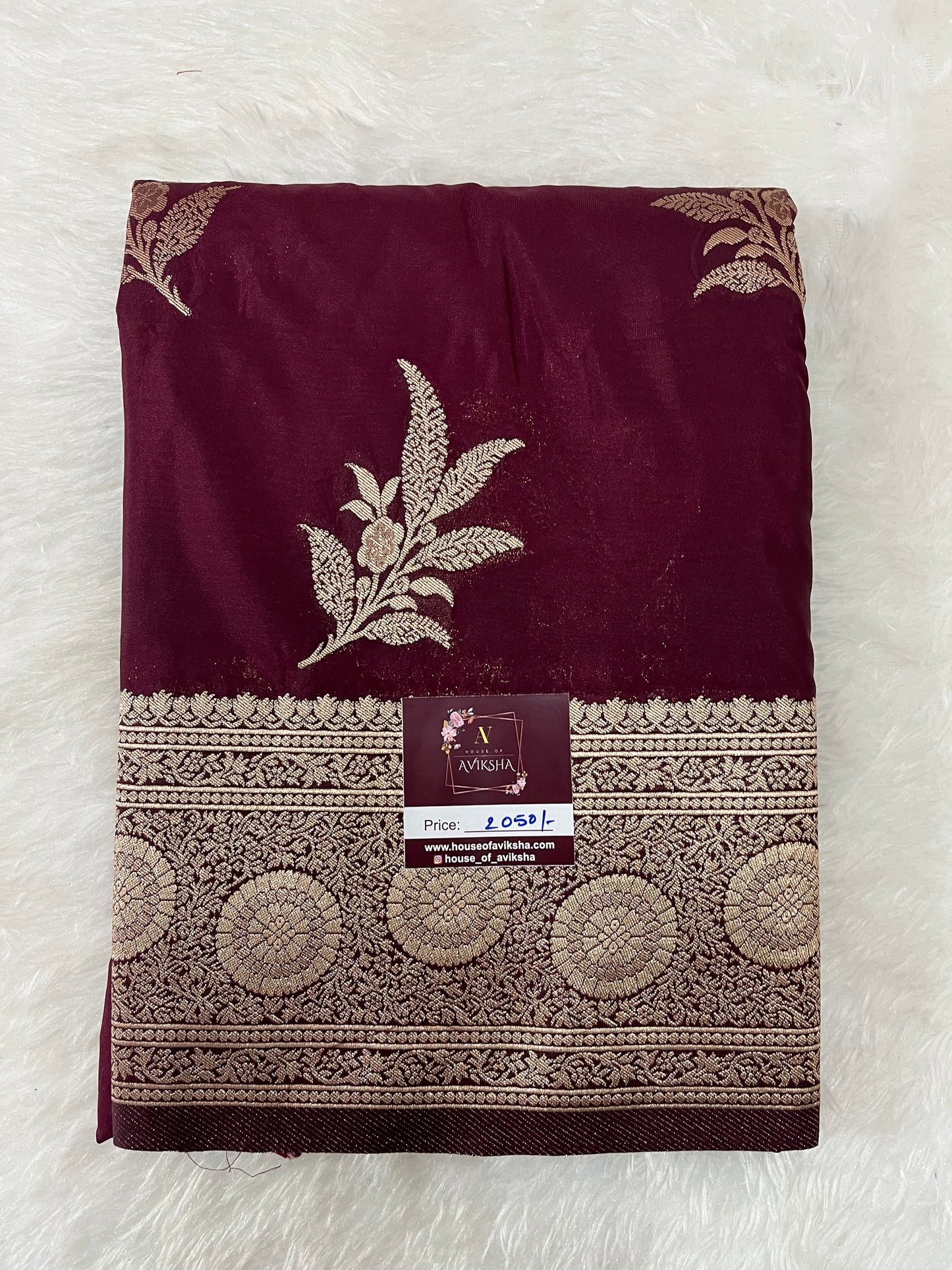 Semi crepe silk  - PUSHPA