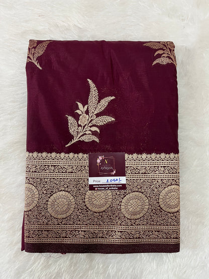 Semi crepe silk  - PUSHPA