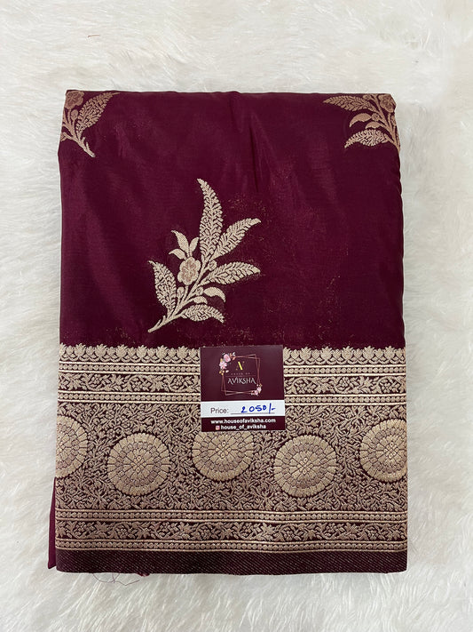 Semi crepe silk  - PUSHPA