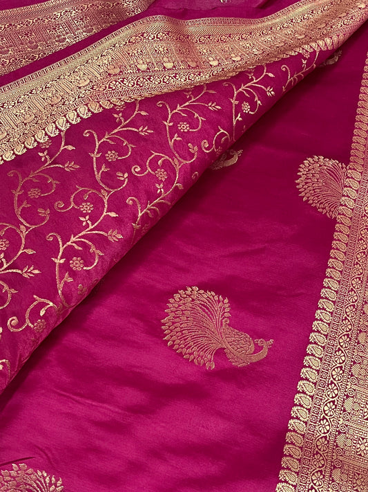 Banarasi Mashru kathan silk saree