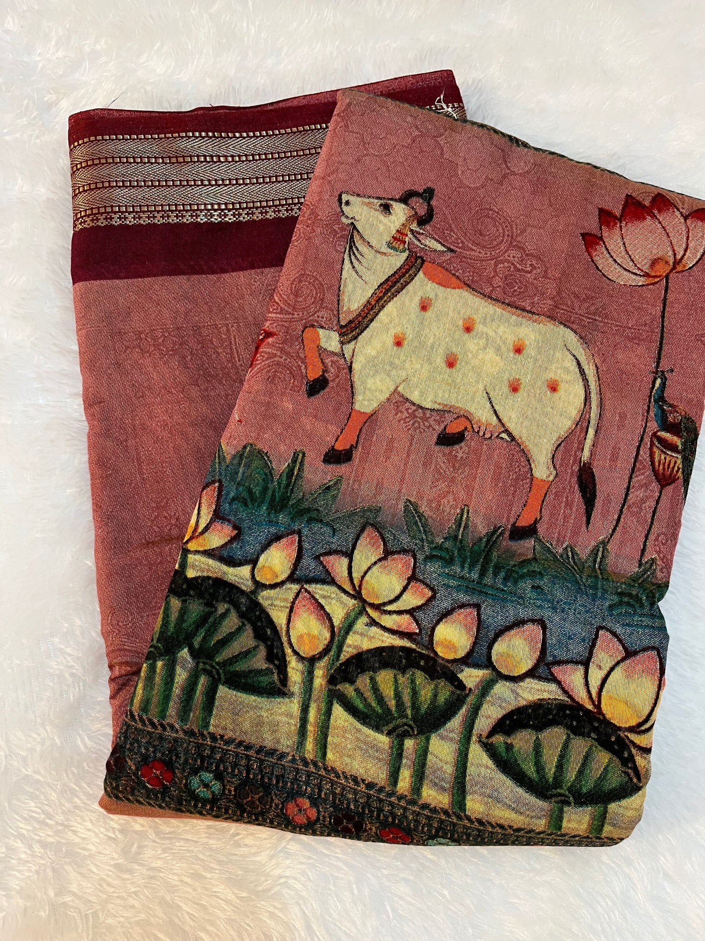 Kalamkari linen cotton