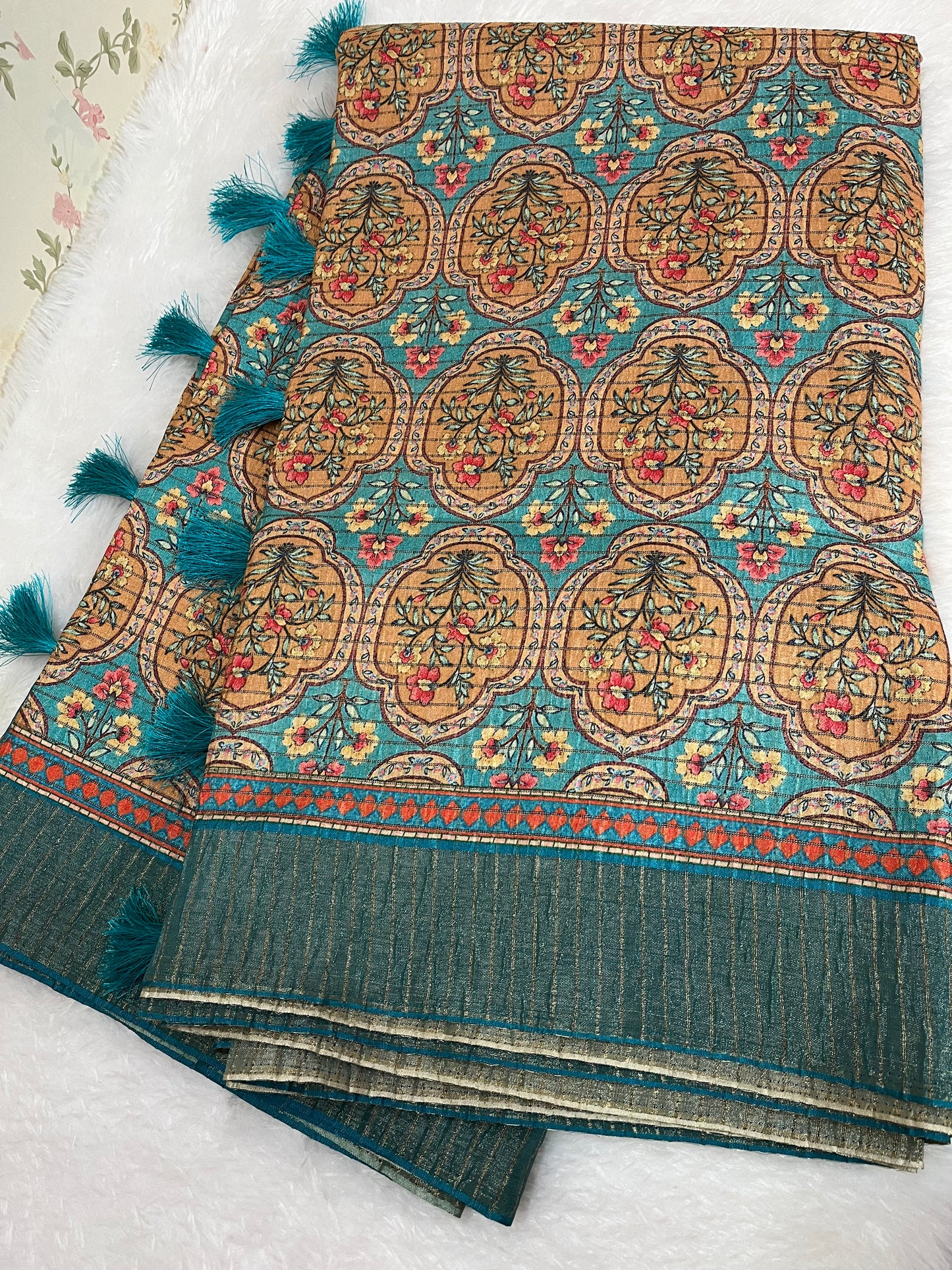 Mulguri art cotton - KALAMKARI