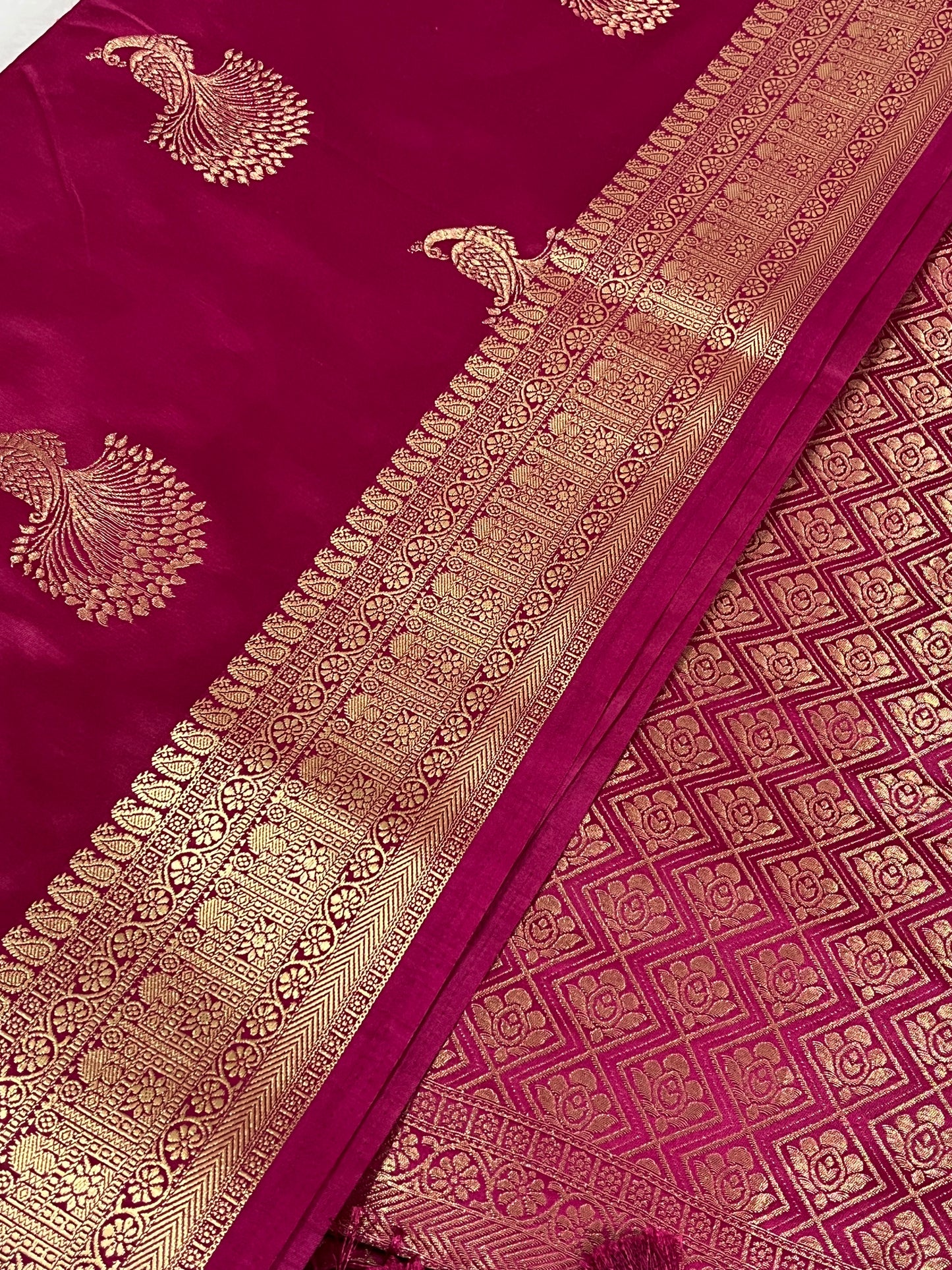 Banarasi Mashru kathan silk saree