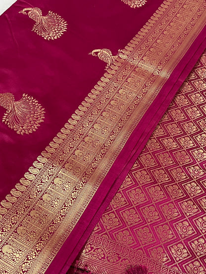 Banarasi Mashru kathan silk saree