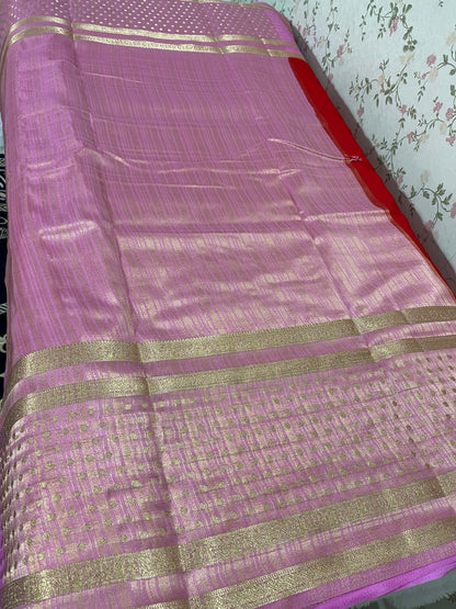 Semi Mysore silk - Bindhi design
