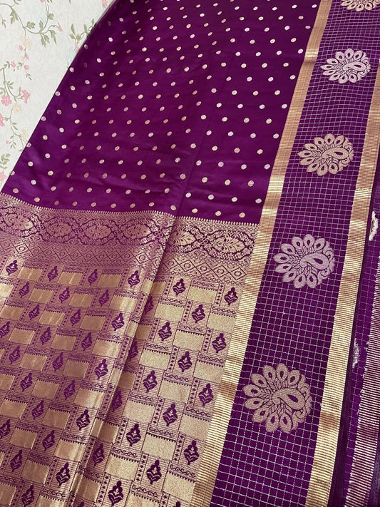 Banarasi Mashru kathan silk