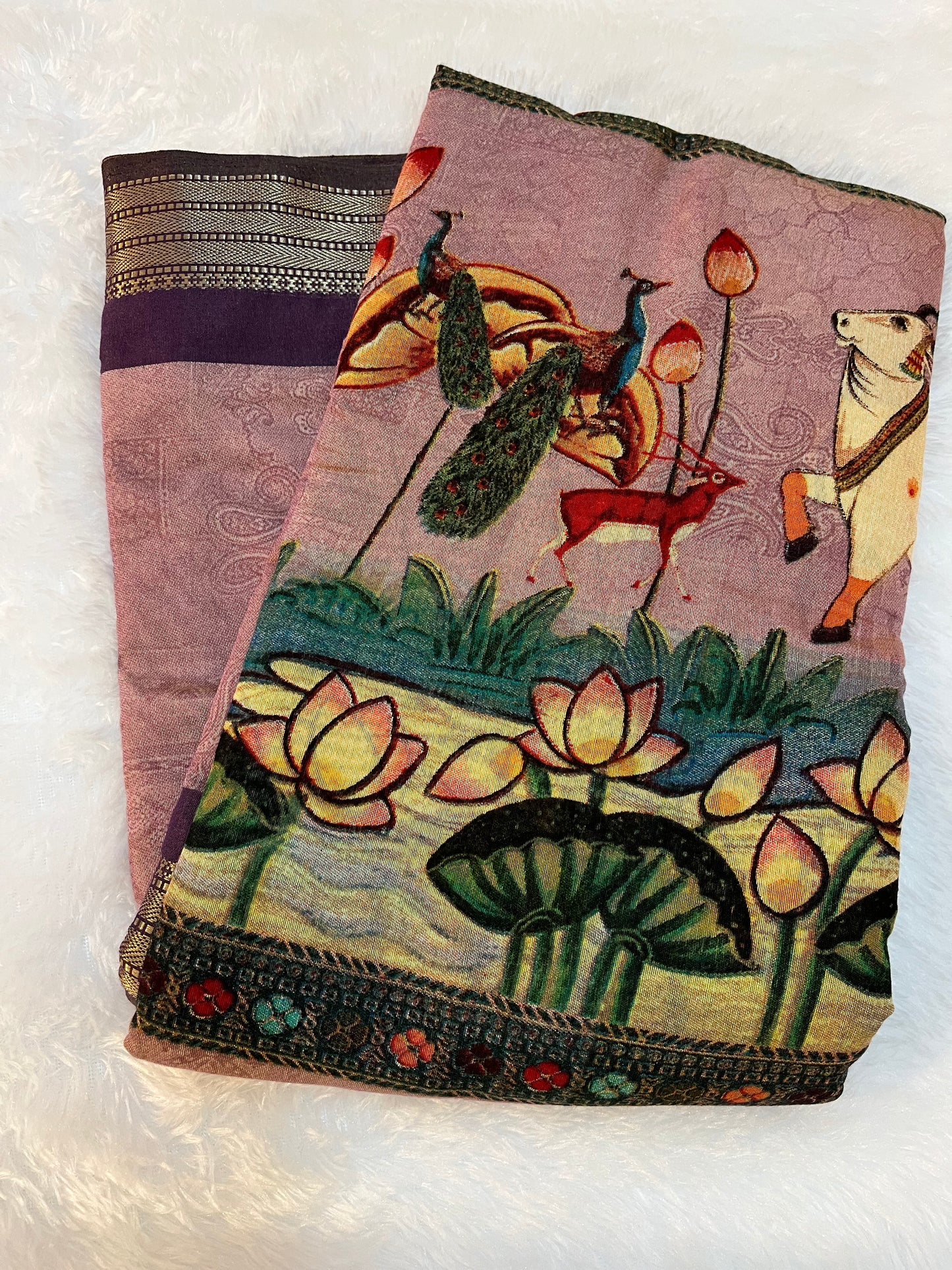 Kalamkari Linen Cotton