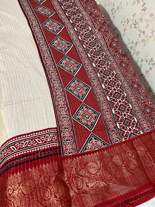 Ajrak Dola Silk - HOA113