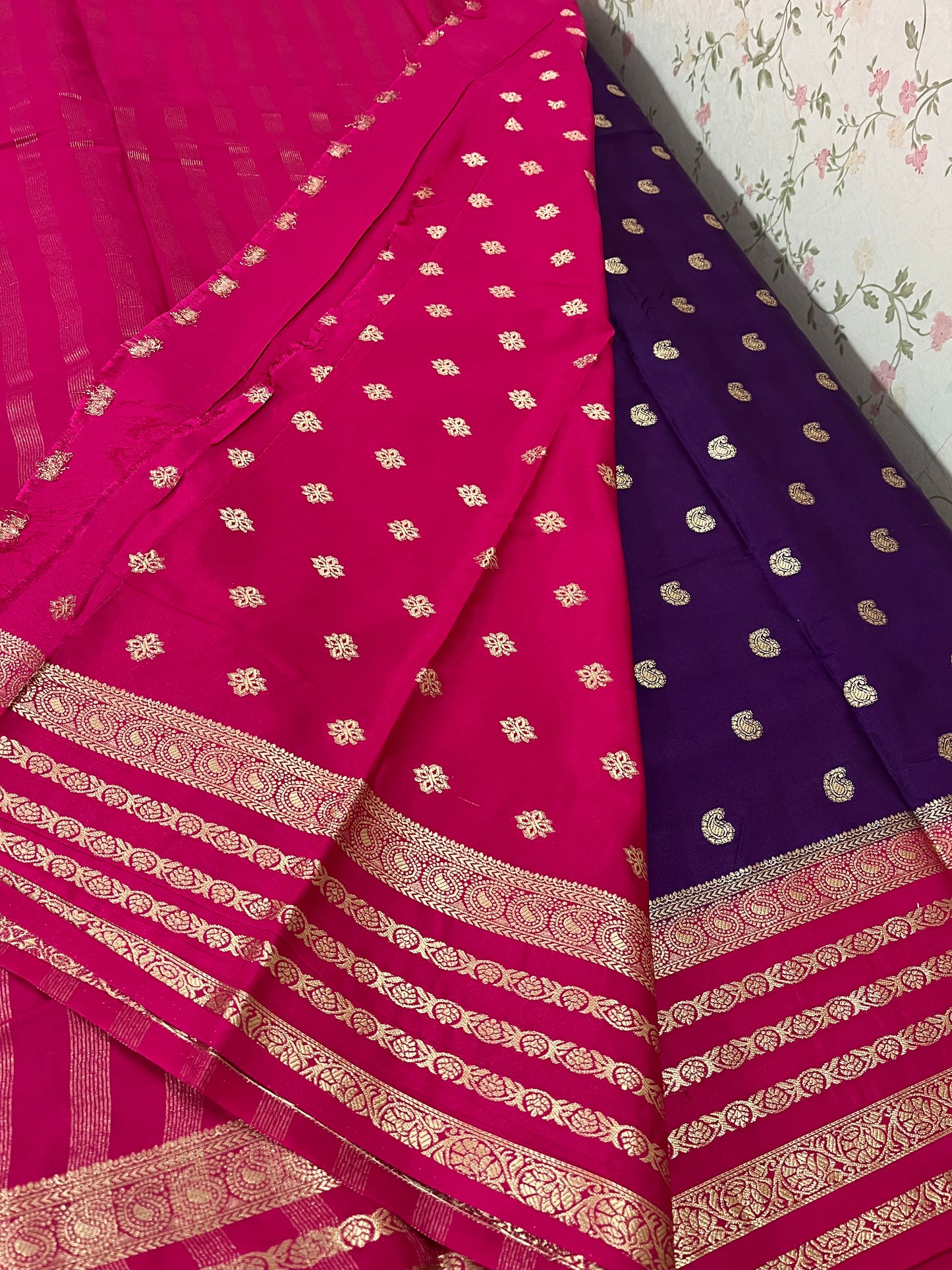 Semi Mysore silk - Butta