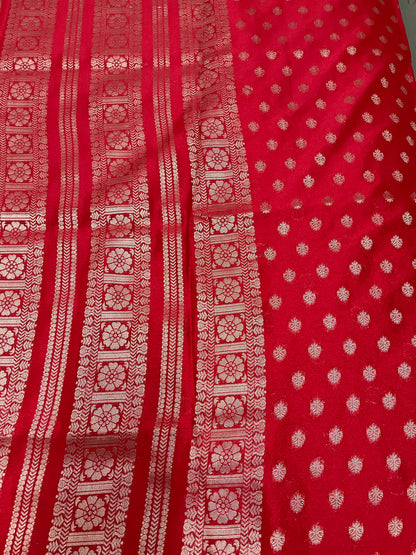 Banarasi katan khadi georgette soft silk
