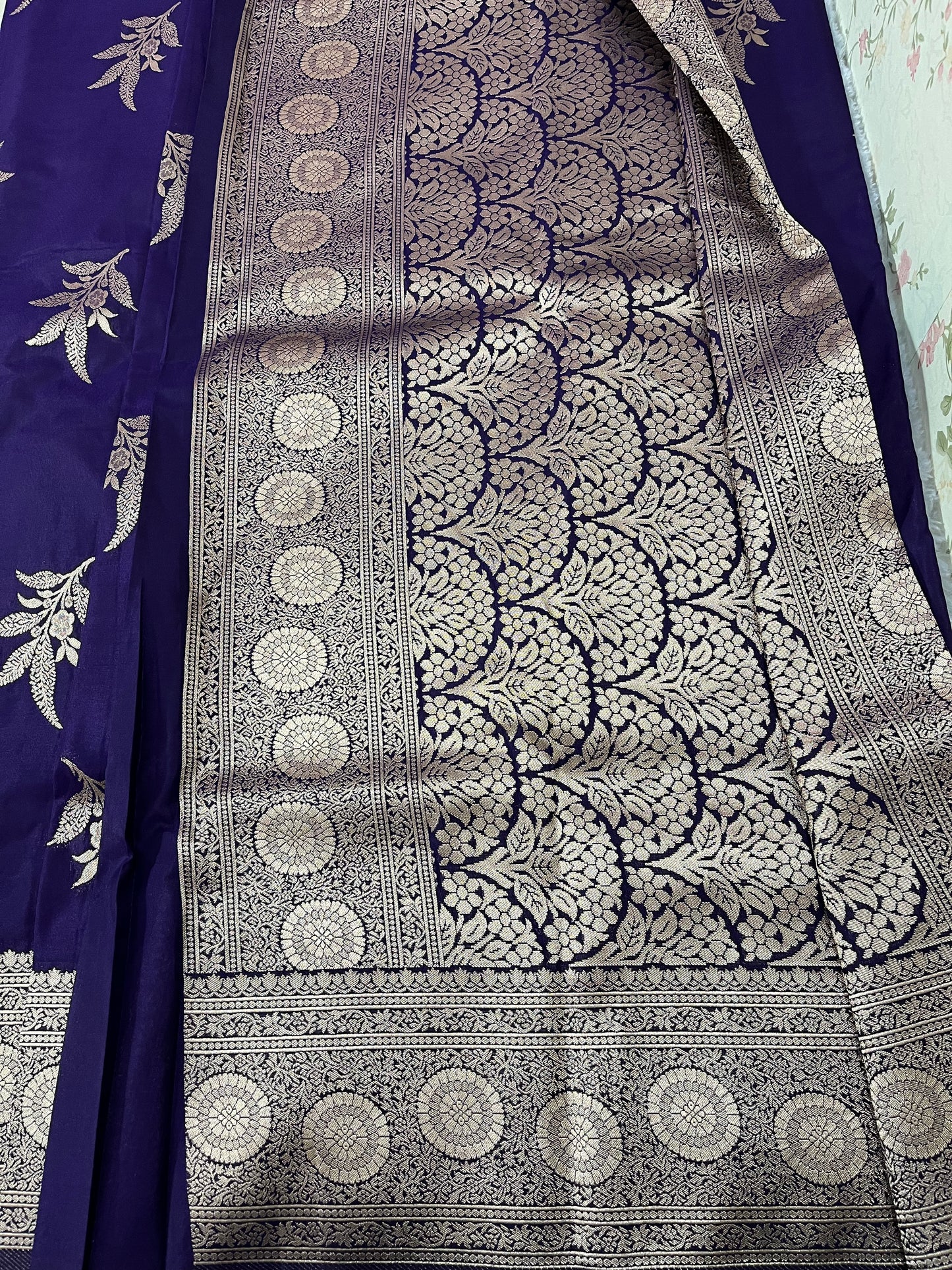 Semi crepe silk  - PUSHPA