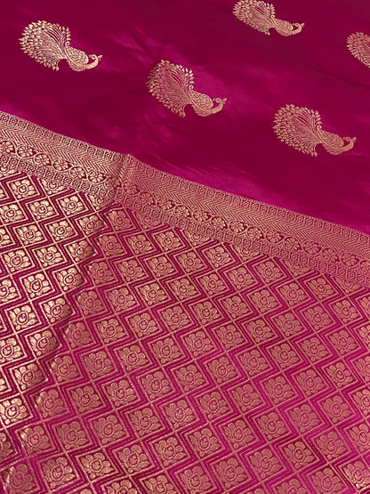 Banarasi Mashru kathan silk saree