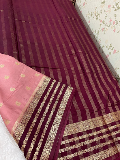 Semi Mysore silk - Butta