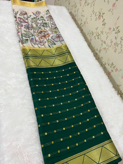 Premium Quality Semi Mysore silk - HOA99