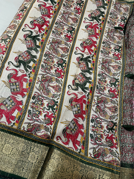 Dola silk fancy saree