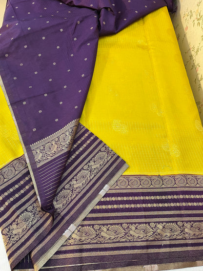 Semi Kanchivaram crepe silk -HOA136