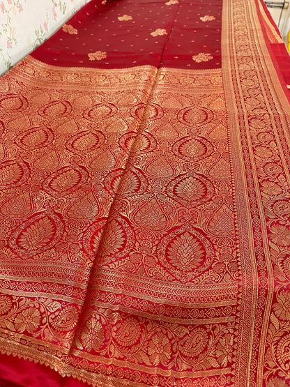 Satin Banarasi kathan silk( HOA144)