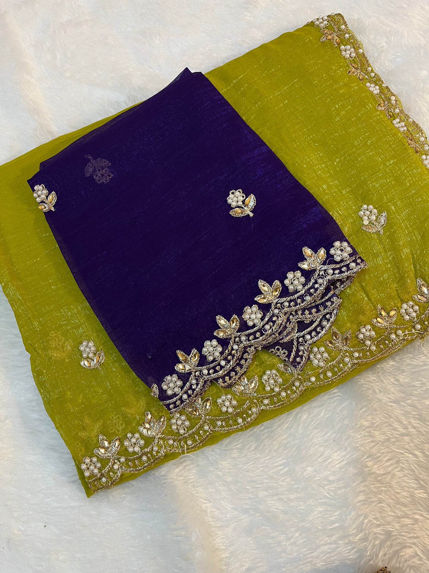 Tissue Georgette saree