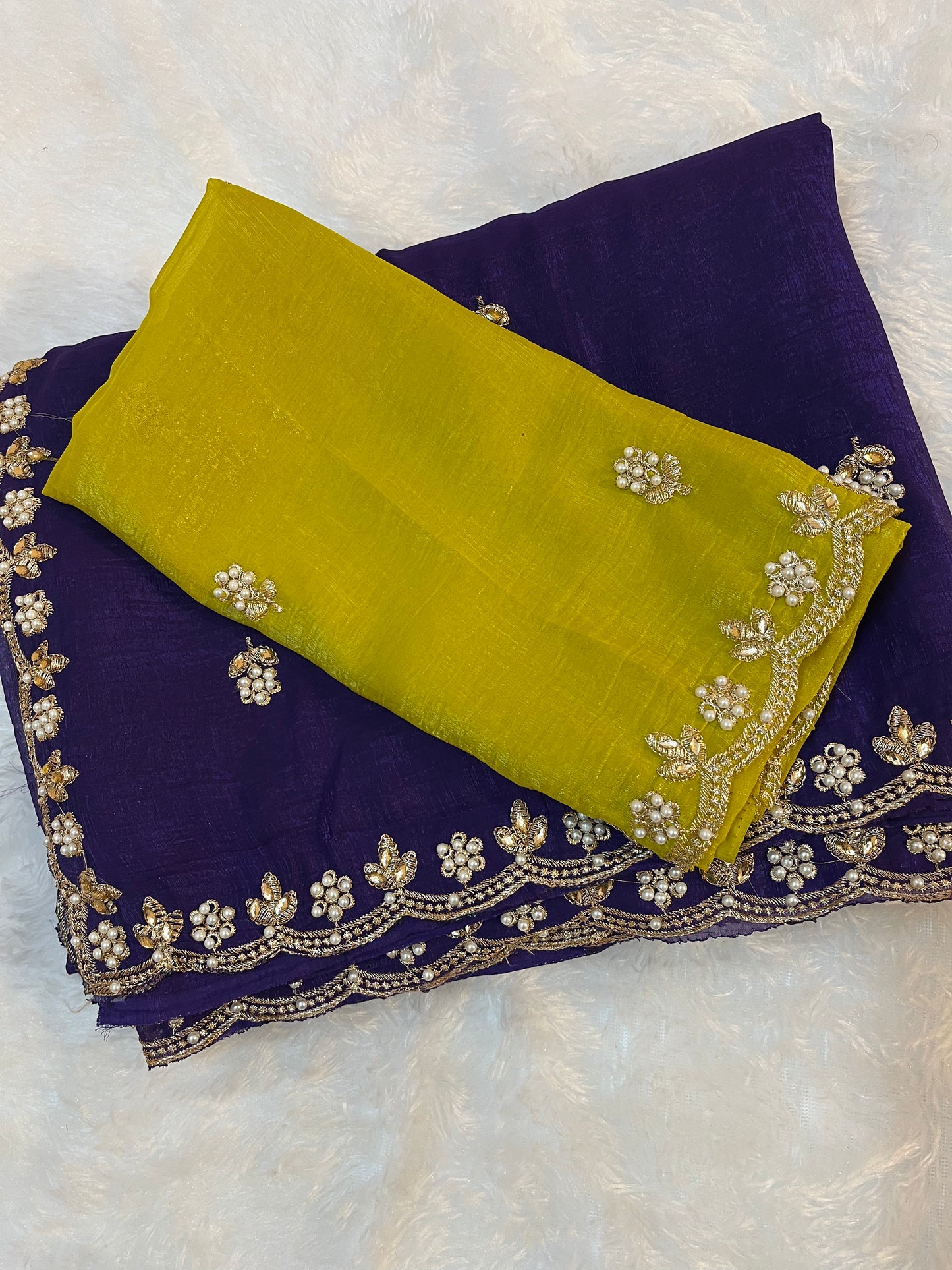 Tissue Georgette saree