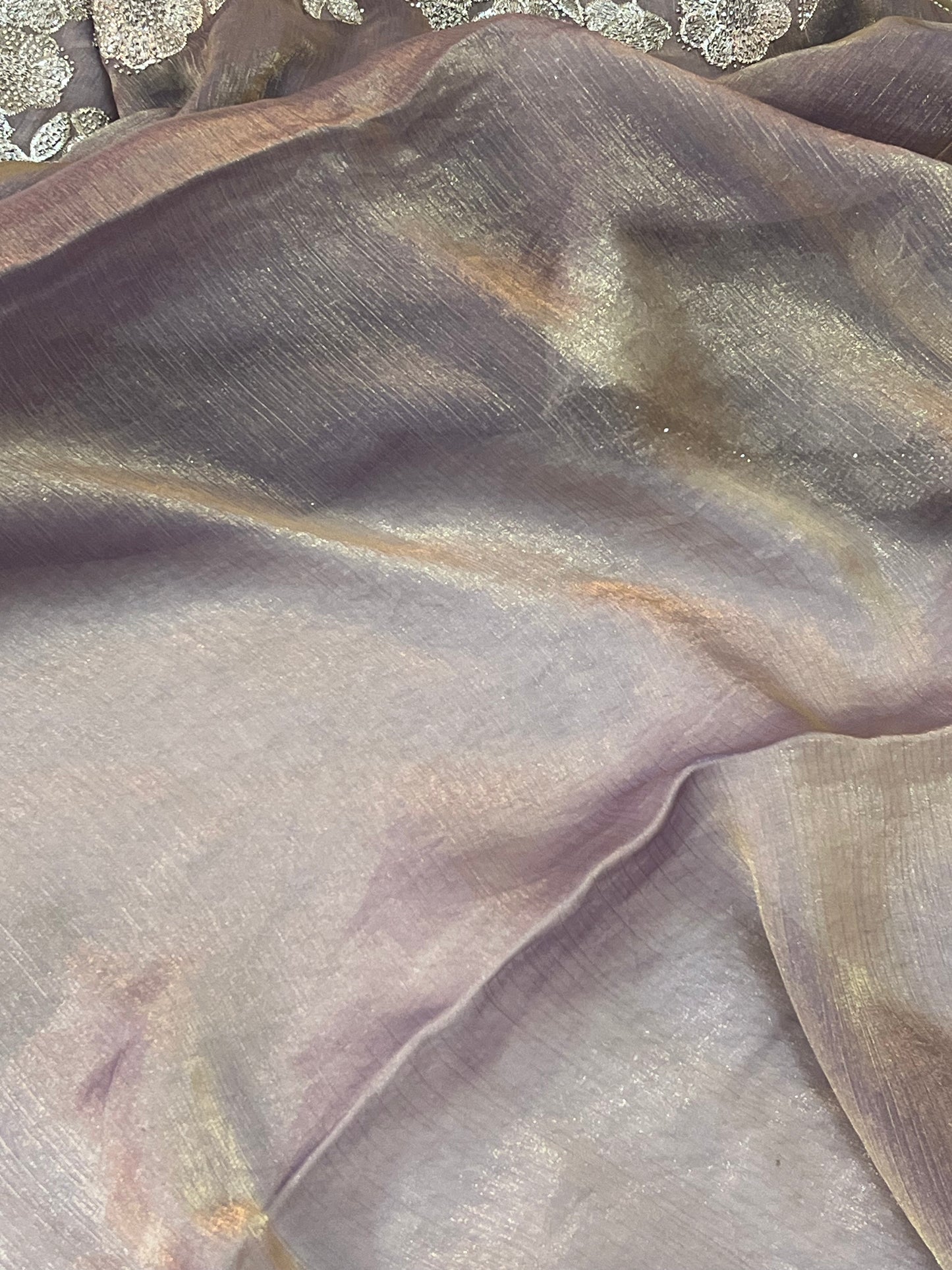 Space silk- Embroidery-HOA126